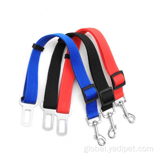 Pet Pu Leash pet car seat belt retractable traction rope Manufactory